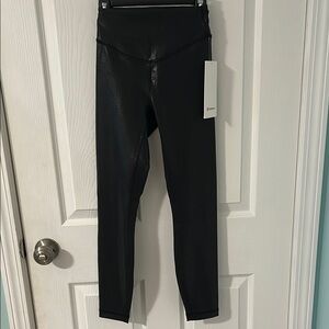 lululemon Wunder Under Foil Black Leggings